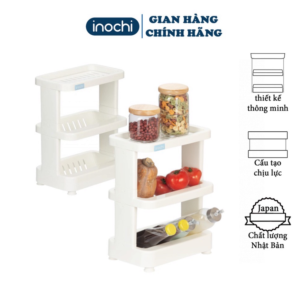 Nachi INOCHI ชั้นวางของในครัวอัจฉริยะสําหรับจัดเก็บเครื่องเทศในครัวชั้นเก็บของในห้องน้ําที่ทนทานและส