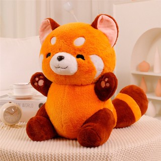 พร้อมส่ง|ตุ๊กตาการ์ตูนหมีแพนด้าน่ารัก สีแดง ของเล่นสําหรับเด็ก