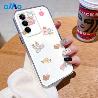 Vivo V27 V27e V27 Pro Vivo V25 V25e V25 Pro Vivo Y100 5G Y56 Y55s 5G เคสนิ่ม ลายน่ารัก สําหรับ Vivo V27 เคสนิ่ม