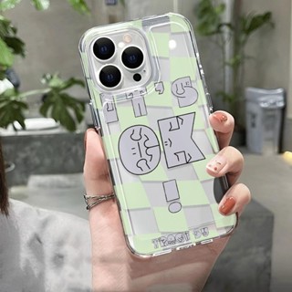 เคสโทรศัพท์มือถือแบบนิ่ม ใส ลายฉลากอวกาศ OK สําหรับ iphone 14 Pro Max 14 Plus 13 11 12 7Plus X XR XS Max 8 7 se2020