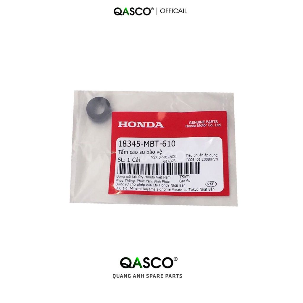 HONDA Dream, Future, Wave แผ่นยางป้องกัน _(18345MBT610)_H1151