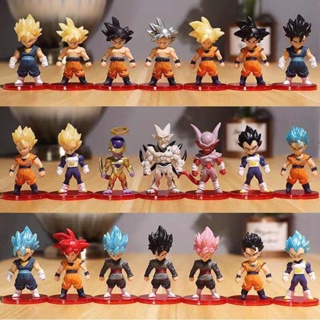 ราคาถูก โมเดลฟิกเกอร์ Dragon Ball Son Goku Gohan Vegeta Saiyan 21 ชิ้น