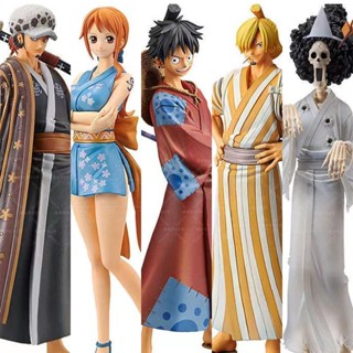 ฟิกเกอร์ One Piece Wano Country Luffy Rosa Zoro Chopper Sanji Nami Robin Brook Whitebeard Xiaoju