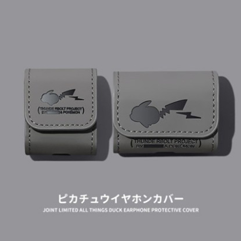 เคสหูฟังหนัง ป้องกันเสียงรบกวน ลายปิกาจู สําหรับ Marshall MOTIF ANC