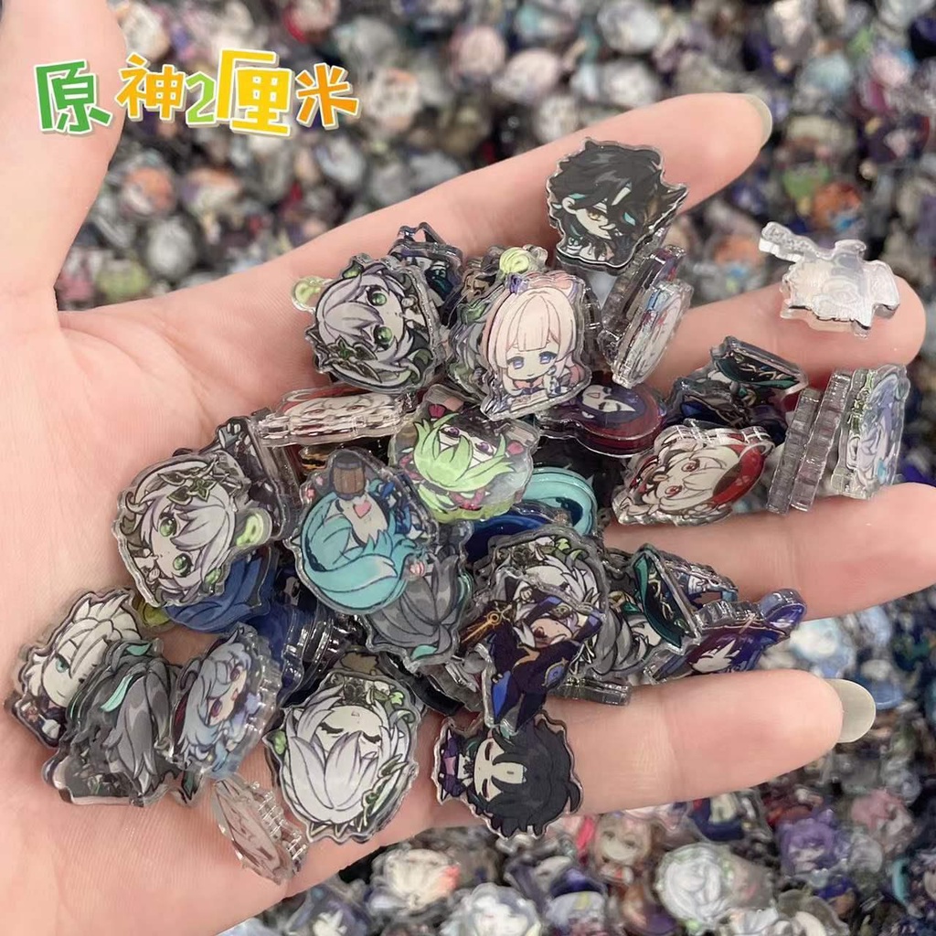 Yuanshen แผ่นแพทช์อะคริลิค ลายการ์ตูนอนิเมะ Wanye Walnut สร้างสรรค์ DIY อุปกรณ์เสริม Genshin Impact เก็นชินอิมแพกต์