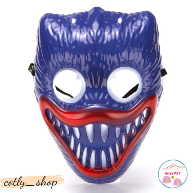 Huggy Wuggy Mask เครื่องมือความบันเทิงสําหรับเครื่องแต่งกายฮาโลวีนและเทศกาลกลางฤดูใบไม้ร่วงและเทศกาล