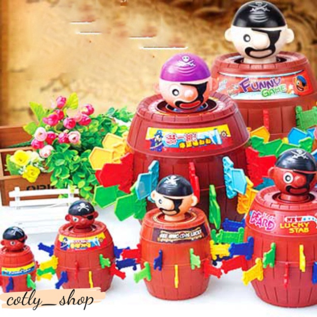 [HOT HOT HOT] Pirate Ting ขนาดใหญ่ 20 ซม. Pirate barrel Pirate king