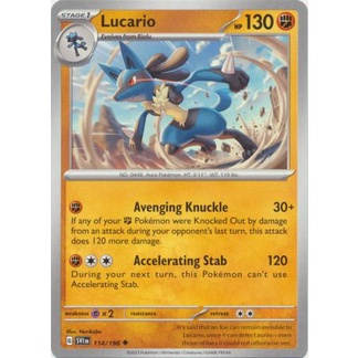 การ์ด Pokemon Lucario - 114/198 - Uncommon