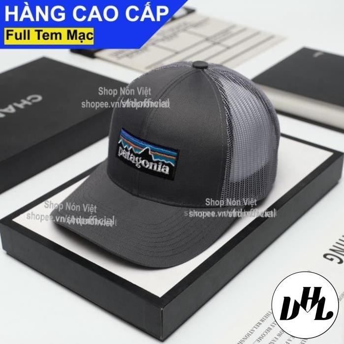 [A5]Patagonia Capเย็บปักถักร้อยCoolตาข่ายผ้าฝ้ายสีกากีผ้าสีเทาเข้มแนวตั้งรูปแบบแฟชั่นคุณภาพสูงขนาดกลาง