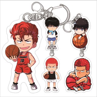 พวงกุญแจอะคริลิค จี้ดอกไม้ SLAM DUNK SLAM DUNK Sakuragi Road Rukawa Kaede Mitsui Shou