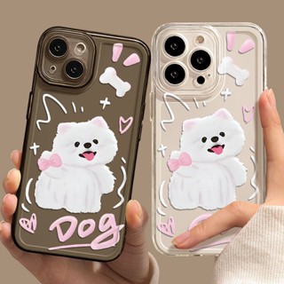 เคสโทรศัพท์มือถือใส แบบนิ่ม ลายน่ารัก สําหรับ Apple iPhone11 13 14 78plus 12Pro xsmax x xr