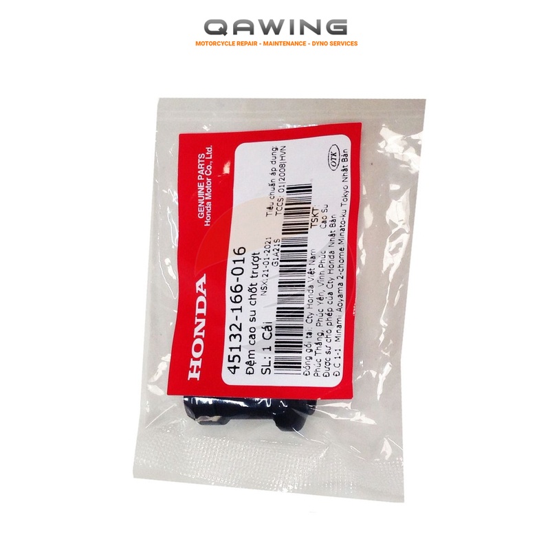 45132-166-016 | แผ่นยางหมุดสไลด์เบรค AB / Click / Lead / Vision / Pcx / SH / Wave / Future และรถหลาย