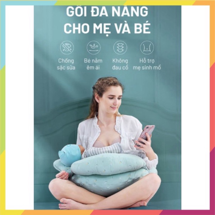 (สินค้าพรีเมี่ยม) (สินค้าพรีเมี่ยม) หมอนให้นมที่ปลอดภัย Oeko-Tex 15 (ใบรับรอง STeP Hohenstein) - t