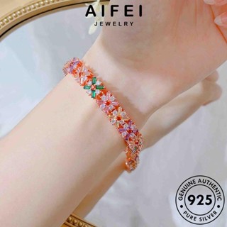 AIFEI JEWELRY ท้องฟ้าเต็มไปด้วยดวงดาว กำไลข้อมือ ผู้หญิง เงิน ผู้หญิง เกาหลี แท้ ต้นฉบับ เครื่องประดับ Silver เครื่องประดับ กำไล 925 แฟชั่น มอยส์ซาไนท์ไดมอนด์ B315