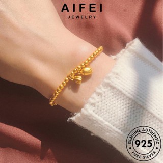 AIFEI JEWELRY เครื่องประดับ Silver แท้ ผู้หญิง กำไลข้อมือ ผู้หญิง เครื่องประดับ แฟชั่น เกาหลี กำไล 925 ต้นฉบับ ทอง ดอกบัว เงิน B280