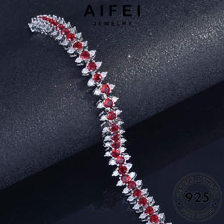 AIFEI JEWELRY ผู้หญิง เครื่องประดับ ผู้หญิง เกาหลี 925 ต้นฉบับ Silver กำไล เครื่องประดับ เงิน กำไลข้อมือ แฟชั่น แฟชั่น คริสตัล แท้ B525