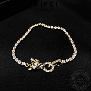 AIFEI JEWELRY หัวเสือดาว กำไลข้อมือ โกลด์ ผู้หญิง แฟชั่น 925 เครื่องประดับ มอยส์ซาไนท์ Silver เกาหลี กำไล เงิน ผู้หญิง ไดมอนด์ เครื่องประดับ แท้ ต้นฉบับ B533