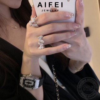 AIFEI JEWELRY แหวน มอยส์ซาไนท์ไดมอนด์ แฟชั่น เงิน ต้นฉบับ เกาหลี เครื่องประดับ 925 ผู้หญิง Silver ผีเสื้อที่สร้างสรรค์ เครื่องประดับ แท้ R1732