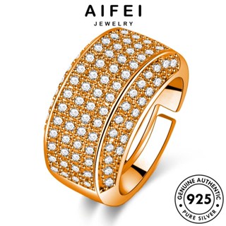 AIFEI JEWELRY Silver เครื่องประดับ 925 เกาหลี ต้นฉบับ ท้องฟ้าเต็มไปด้วยดวงดาวที่สร้างสรรค์ แหวน ไดมอนด์ เงิน ผู้หญิง มอยส์ซาไนท์ เครื่องประดับ โกลด์ แฟชั่น แท้ R484