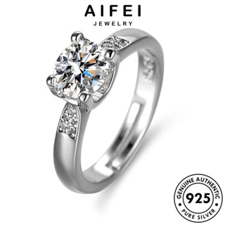 AIFEI JEWELRY แฟชั่น เครื่องประดับ หัววัวบุคลิกภาพ เกาหลี ต้นฉบับ แหวน Silver มอยส์ซาไนท์ไดมอนด์ เครื่องประดับ แท้ ผู้หญิง เงิน 925 R172