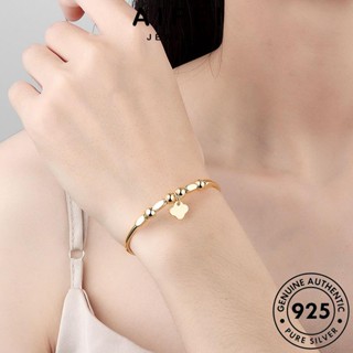 AIFEI JEWELRY กำไลข้อมือ 925 แฟชั่น กำไล เครื่องประดับ ผู้หญิง โคลเวอร์แฟชั่น Silver เงิน เกาหลี เครื่องประดับ ทอง ผู้หญิง ต้นฉบับ แท้ B273