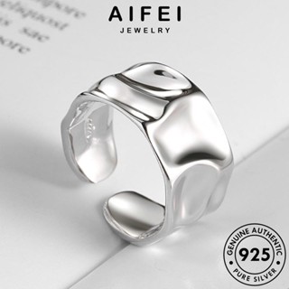 AIFEI JEWELRY เกาหลี แท้ เครื่องประดับ เครื่องประดับ เงิน แฟชั่น แหวน ผู้หญิง ทอง ต้นฉบับ ลาซานญ่าที่ละเอียดอ่อน 925 Silver R16