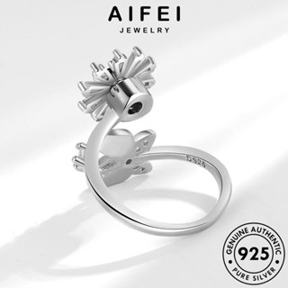 AIFEI JEWELRY ผีเสื้อที่สร้างสรรค์ แหวน ผู้หญิง เกาหลี 925 เครื่องประดับ Silver ไพลิน แฟชั่น แท้ ต้นฉบับ เงิน เครื่องประดับ R35