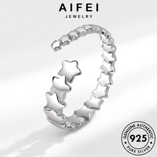 AIFEI JEWELRY ดาวห้าแฉกบุคลิกภาพ เครื่องประดับ เครื่องประดับ เกาหลี 925 ต้นฉบับ แท้ แฟชั่น เงิน Silver ผู้หญิง แหวน R126