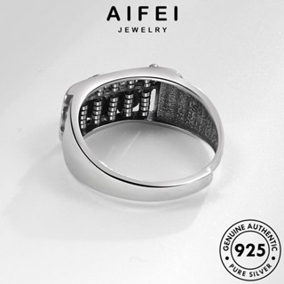 AIFEI JEWELRY แฟชั่น 925 แหวน เครื่องประดับ แท้ Silver ปี่เซียะวินเทจ ต้นฉบับ ผู้หญิง เกาหลี เงิน เครื่องประดับ R299