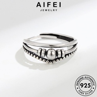 AIFEI JEWELRY เครื่องประดับ Silver เกาหลี เงิน ต้นฉบับ แหวน ผู้หญิง 925 เครื่องประดับ ลูกปัดสร้างสรรค์ แฟชั่น แท้ R326