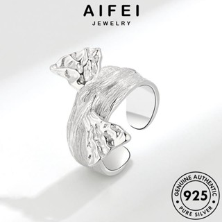 AIFEI JEWELRY 925 เงิน คันธนูที่ผิดปกติ Silver เกาหลี ต้นฉบับ แหวน ผู้หญิง แท้ เครื่องประดับ เครื่องประดับ แฟชั่น R531