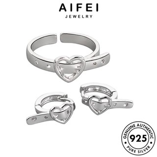 AIFEI JEWELRY แฟชั่น Silver แหวน เครื่องประดับ 925 ผู้หญิง ต้นฉบับ เงิน รักแฟชั่น เกาหลี แท้ เครื่องประดับ R687