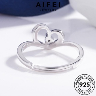 AIFEI JEWELRY ต้นฉบับ เครื่องประดับ Silver เกาหลี แฟชั่น แหวน เครื่องประดับ อารมณ์กลวง ผู้หญิง โกลด์ มอยส์ซาไนท์ เงิน 925 แท้ ไดมอนด์ R873