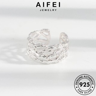 AIFEI JEWELRY ผู้หญิง ต้นฉบับ สาขาที่ผิดปกติ แฟชั่น เครื่องประดับ Silver แหวน เงิน 925 เกาหลี ทอง แท้ เครื่องประดับ R1058