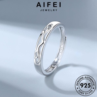 AIFEI JEWELRY แหวน มอยส์ซาไนท์ไดมอนด์ แท้ เงิน กวาง คู่รัก เครื่องประดับ เครื่องประดับ Silver เกาหลี 925 แฟชั่น ต้นฉบับ R1169