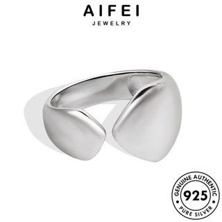 AIFEI JEWELRY Silver เครื่องประดับ ผู้หญิง เกาหลี แหวน เครื่องประดับ 925 ทอง ต้นฉบับ แฟชั่น แท้ เงิน ไม่สม่ำเสมอ R1211