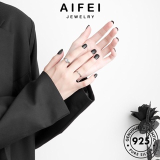 AIFEI JEWELRY ทอง Silver ดาวห้าแฉกบุคลิกภาพ แฟชั่น เครื่องประดับ เครื่องประดับ แหวน เงิน 925 เกาหลี แท้ ต้นฉบับ ผู้หญิง R1323