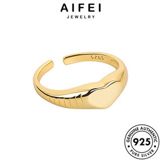 AIFEI JEWELRY แหวน แท้ เกาหลี ทอง 925 ผู้หญิง แฟชั่น Silver ต้นฉบับ รักแฟชั่น เครื่องประดับ เงิน เครื่องประดับ R1342