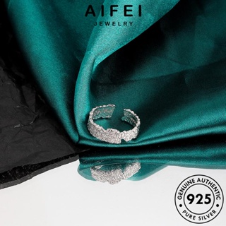 AIFEI JEWELRY ผู้หญิง แท้ เกาหลี เครื่องประดับ เครื่องประดับ ต้นฉบับ เงิน ไม่สม่ำเสมอ ทอง Silver แฟชั่น 925 แหวน R1303