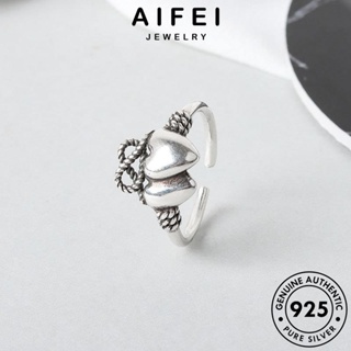 AIFEI JEWELRY แหวน Silver แท้ เงิน 925 ผู้หญิง รัก แฟชั่น เครื่องประดับ เกาหลี เครื่องประดับ ต้นฉบับ R1377