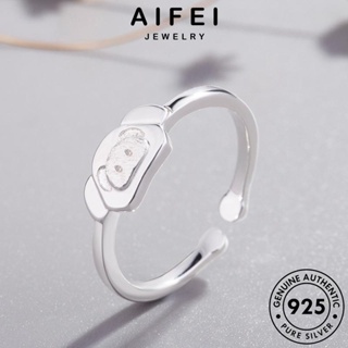 AIFEI JEWELRY เครื่องประดับ เงิน แฟชั่น Silver แหวน ต้นฉบับ แท้ เกาหลี ผู้หญิง 925 หมูหวาน เครื่องประดับ R1578