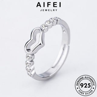 AIFEI JEWELRY เงิน Silver ทอง 925 ผู้หญิง เกาหลี สด แฟชั่น เครื่องประดับ ต้นฉบับ แท้ แหวน เครื่องประดับ R1609