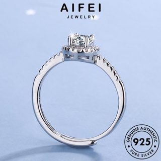 AIFEI JEWELRY 925 มอยส์ซาไนท์ไดมอนด์ Silver วงรี แหวน ผู้หญิง เงิน เครื่องประดับ เกาหลี แท้ แฟชั่น ต้นฉบับ เครื่องประดับ R216