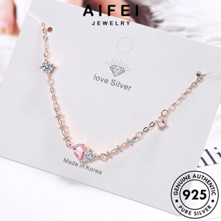 AIFEI JEWELRY แฟชั่น โกลด์ Silver เครื่องประดับ เงิน มอยส์ซาไนท์ แท้ 925 กำไลข้อมือ เครื่องประดับ ต้นฉบับ ผู้หญิง หัวใจน่ารัก กำไล เกาหลี ไดมอนด์ ผู้หญิง B64