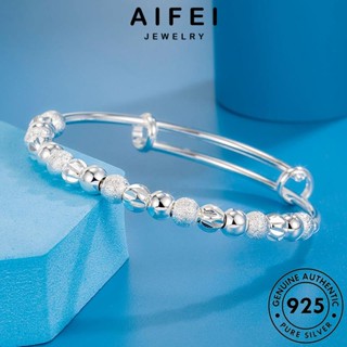 AIFEI JEWELRY เครื่องประดับ เงิน ผู้หญิง กำไล ทอง เครื่องประดับ Silver ต้นฉบับ แฟชั่น ลูกปัดทรายแฟชั่น เกาหลี ผู้หญิง แท้ กำไลข้อมือ 925 B656