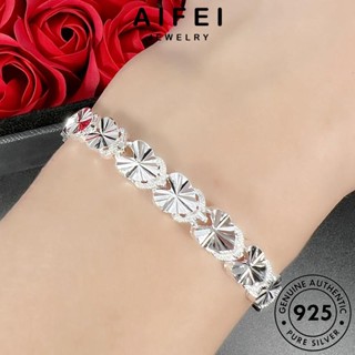 AIFEI JEWELRY รักแฟชั่น ผู้หญิง เครื่องประดับ ทอง กำไลข้อมือ ต้นฉบับ เครื่องประดับ ผู้หญิง เกาหลี กำไล Silver แท้ แฟชั่น เงิน 925 B689