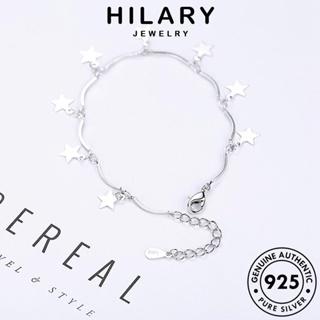 HILARY JEWELRY เครื่องประดับ แท้ ผู้หญิง เกาหลี รูปดาวห้าแฉกน่ารัก Silver ผู้หญิง เครื่องประดับ กำไลข้อมือ ต้นฉบับ เงิน แฟชั่น 925 กำไล B30