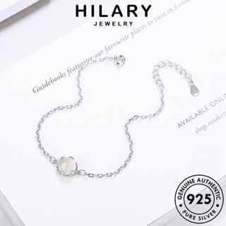 HILARY JEWELRY เครื่องประดับ กำไล หยก บุคลิกภาพกลม ผู้หญิง ต้นฉบับ กำไลข้อมือ แท้ ผู้หญิง เงิน แฟชั่น เครื่องประดับ Silver 925 เกาหลี B94