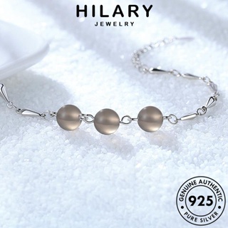 HILARY JEWELRY ต้นฉบับ ลูกปัดส่วนบุคคล ผู้หญิง ผู้หญิง กำไลข้อมือ เครื่องประดับ เกาหลี กำไล เงิน โมรา เครื่องประดับ แฟชั่น Silver แท้ 925 B108