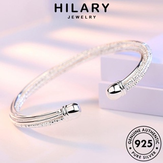 HILARY JEWELRY ผู้หญิง เกาหลี กำไล แท้ กำไลข้อมือ แฟชั่น เครื่องประดับ เงิน รถดอกไม้เส้น Silver ต้นฉบับ ผู้หญิง เครื่องประดับ 925 B125